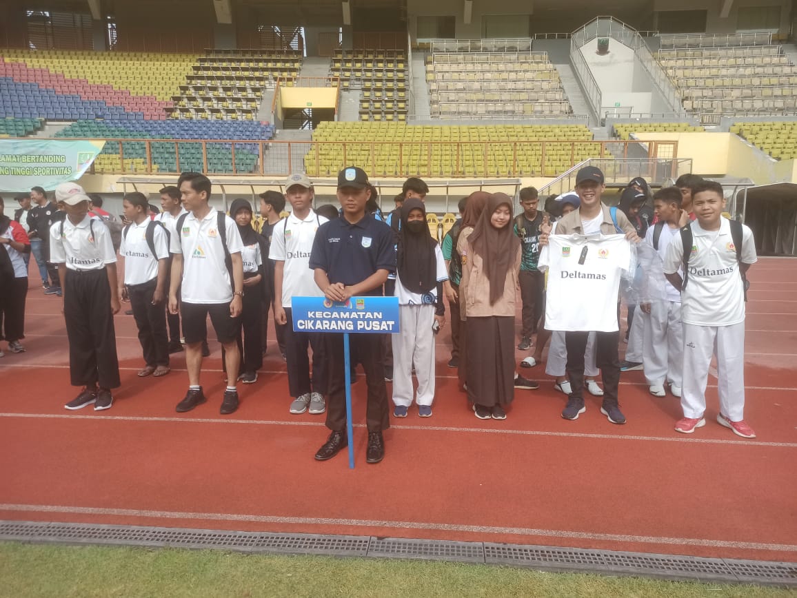 Bantuan dana untuk para atlit dalam rangka PORKAB Kab. Bekasi